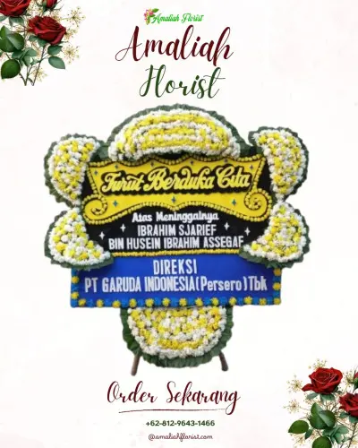 Papan Bunga Duka di Gadel